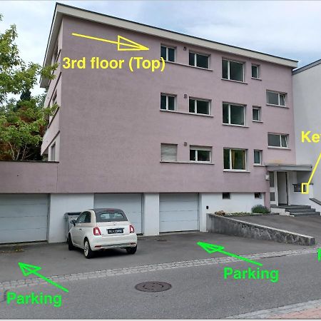Schone Grosse Attika-Wohnung Im Zentrum Von Vaduz Inkl. Parkplatz Екстер'єр фото